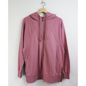 Free People Movement Higher Goals long line Hoodie Rose XS
